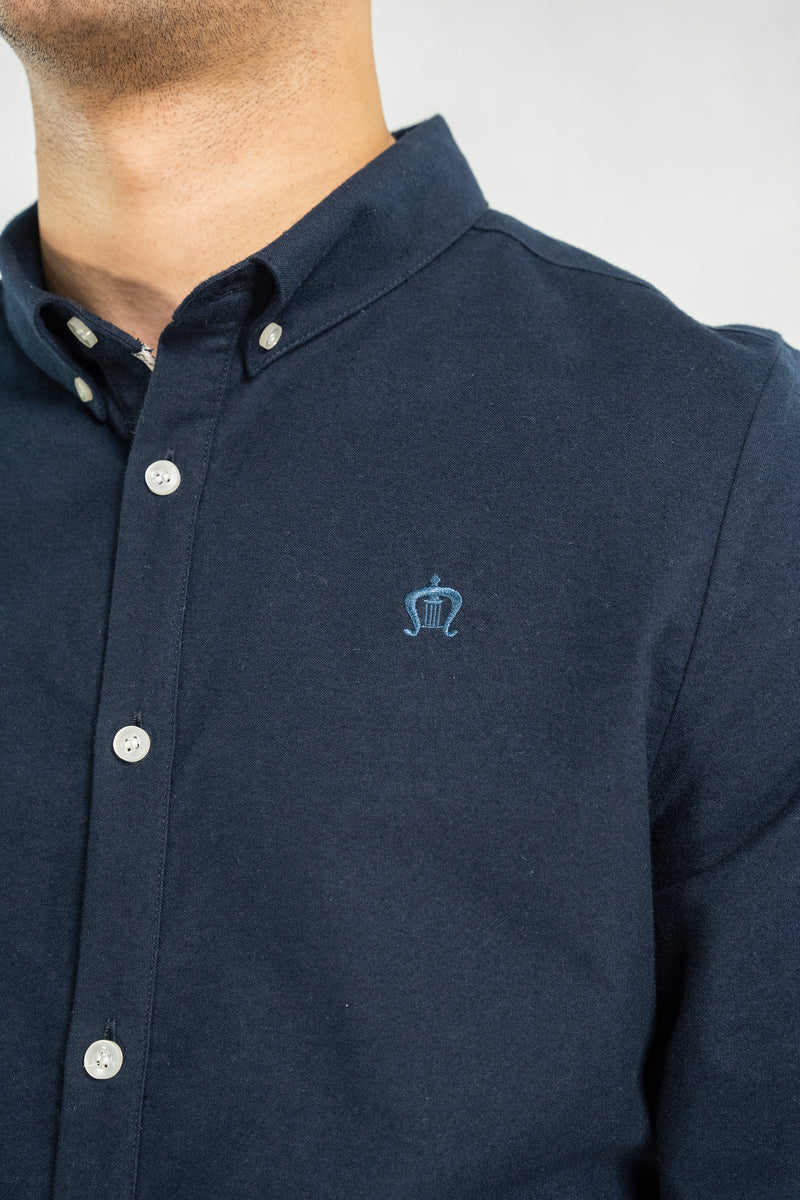 HILLS : Oxford Shirt - Navy