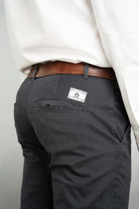 HILLS : Slim Fit Chino - Ash Grey