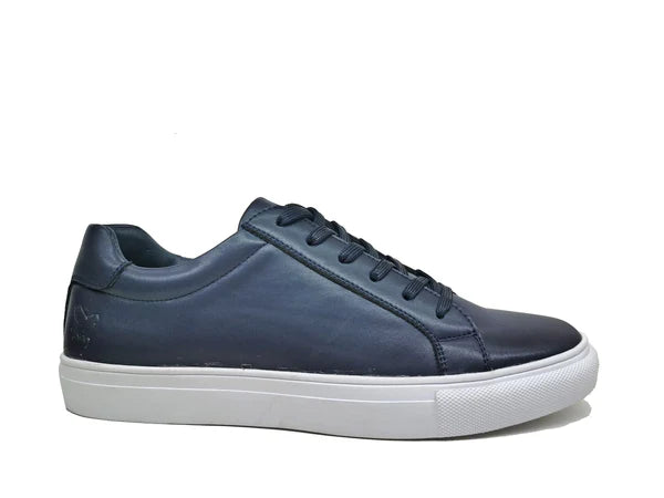 MARCOZZI : Geneva Mens' Trainers - Navy