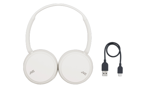 JVC DEEPBASS WIRELESS HEADPHONES (WHITE)