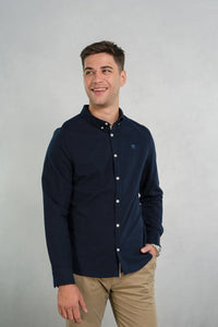 HILLS : Oxford Shirt - Navy