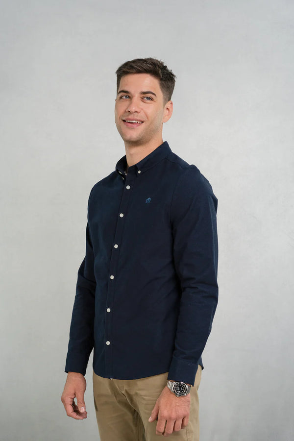 HILLS : Oxford Shirt - Navy