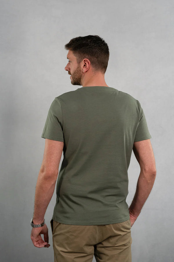 Hills Clothing : Green Cotton T-Shirt