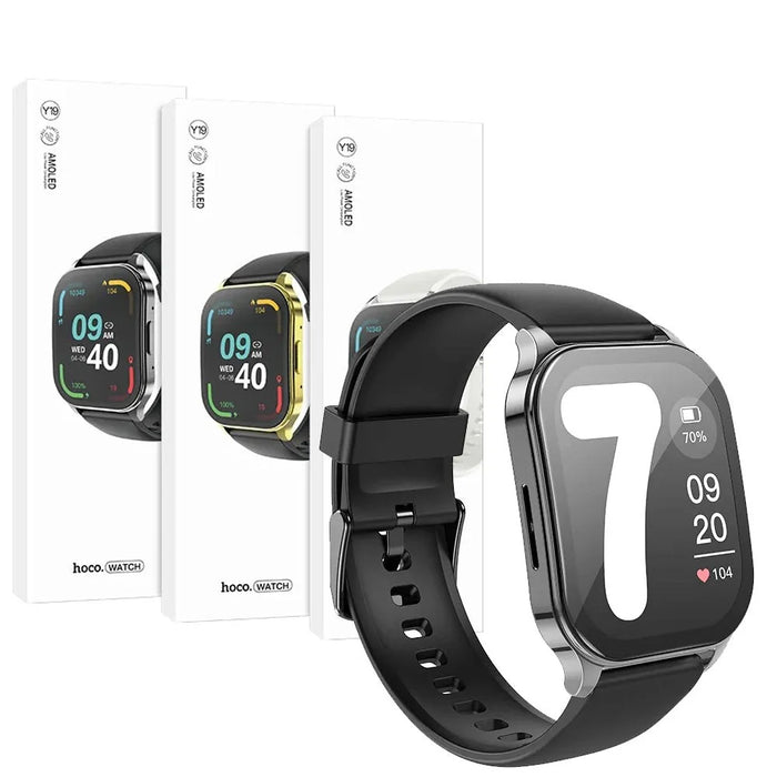 HOCO Y19 SMART WATCH BLACK