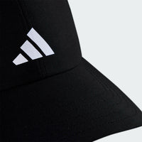 ADIDAS : Running Essentials Aeroready Six Panel Baseball Cap  - Black