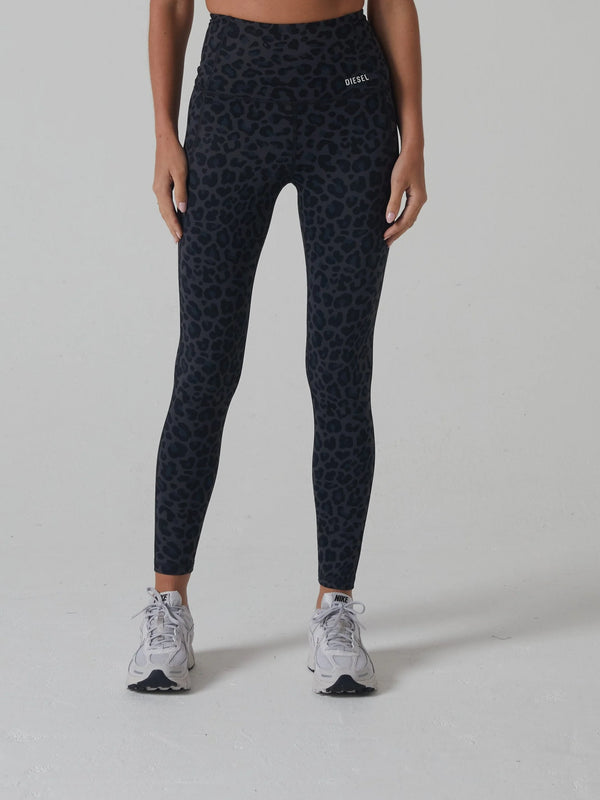 DIESEL Hunter Ultra High Rise Leggings - Leopard print