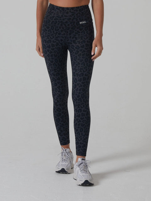 DIESEL Hunter Ultra High Rise Leggings - Leopard print