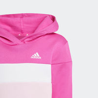 ADIDAS : Girls 3S Hooded Tracksuit