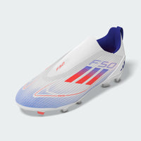 ADIDAS : F50 League Laceless Firm/Multi Ground Kids Football Boots