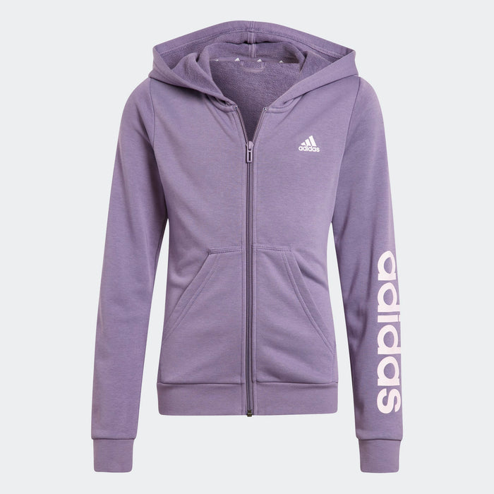 ADIDAS : Essentials Girls Full Zip Hood