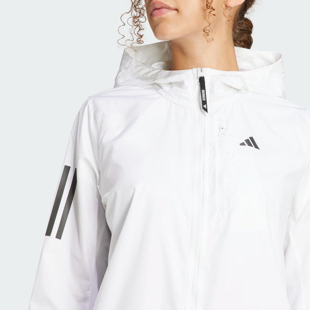 ADIDAS : Own The Run Ladies Jacket - White