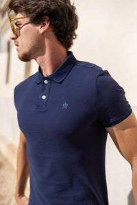 Hills Clothing : Navy Polo Shirt