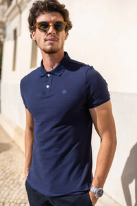 Hills Clothing : Navy Polo Shirt