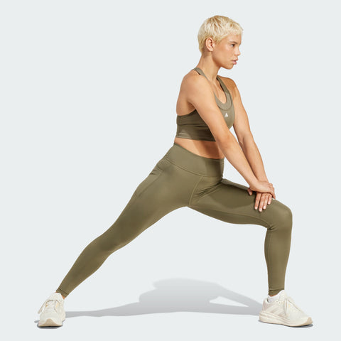 ADIDAS : Own The Run Full Length Leggings - Green