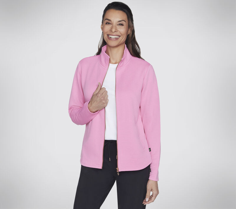 SKECHERS : Go Walk Hoodless Hoodie - Pink