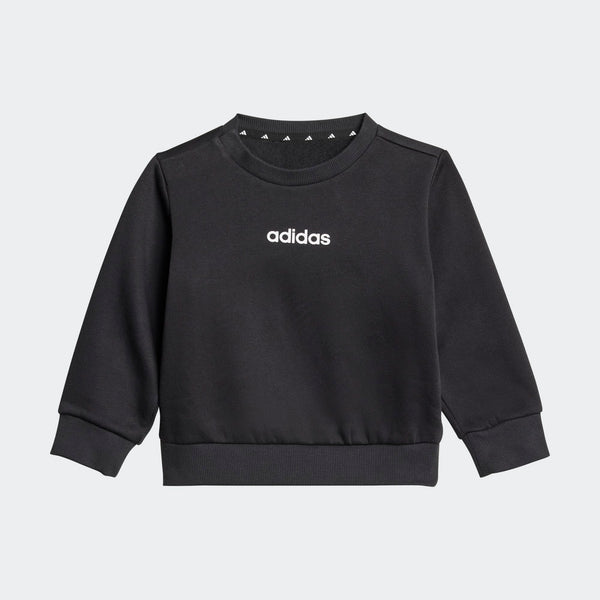 ADIDAS Infant Linear Fleece Tracksuit - Black