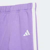 ADIDAS Infant Girls 3S Tiberio Fleece Tracksuit - Pink/Purple