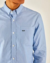 DIESEL : Jenk Long Sleeve Shirt - Blue