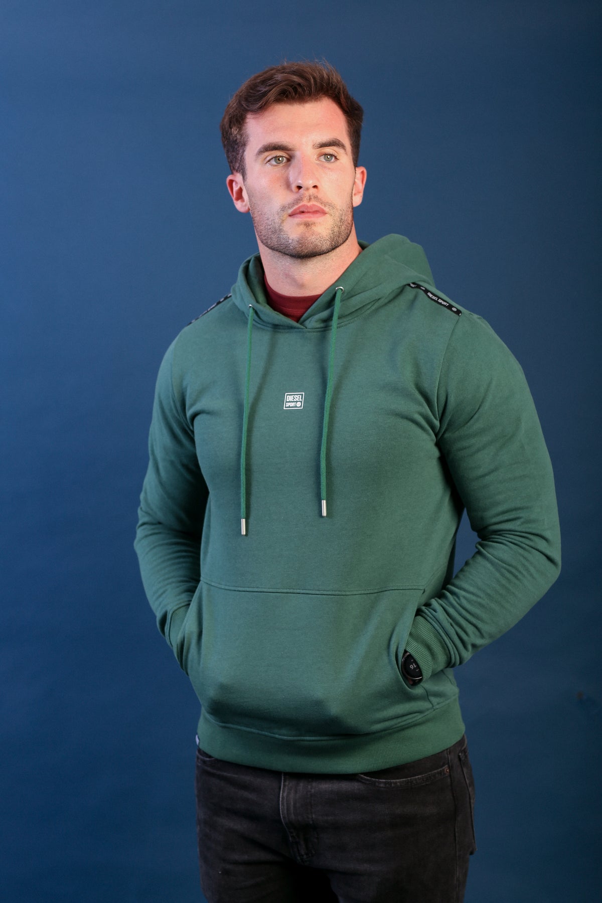 DIESEL SPORT : Zach Hoodie - Green