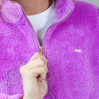 RELAX & RENEW Lara Half Zip Fleece - Purple