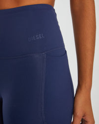 DIESEL Odessa Ultra High Rise Leggings - Navy