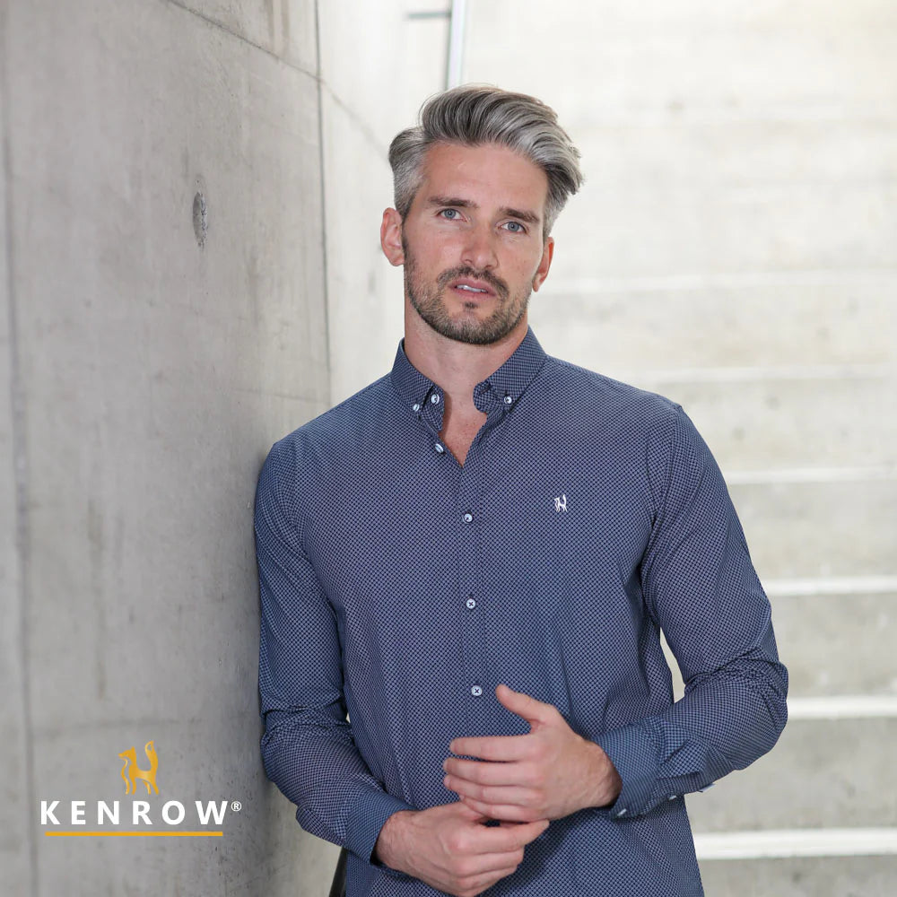 KENROW Men's Ollie Shirt - Navy