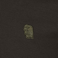 REMUS UOMO : Long Sleeve Polo Shirt - Khaki