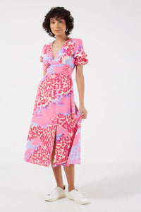 PIXIE DAISY : Print Dress - Pink