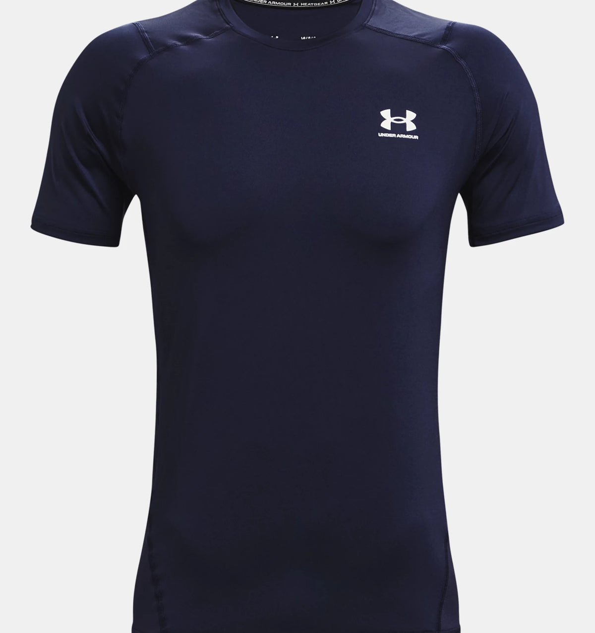 UNDER ARMOUR : Men's HeatGear Fitted T-Shirt - Navy