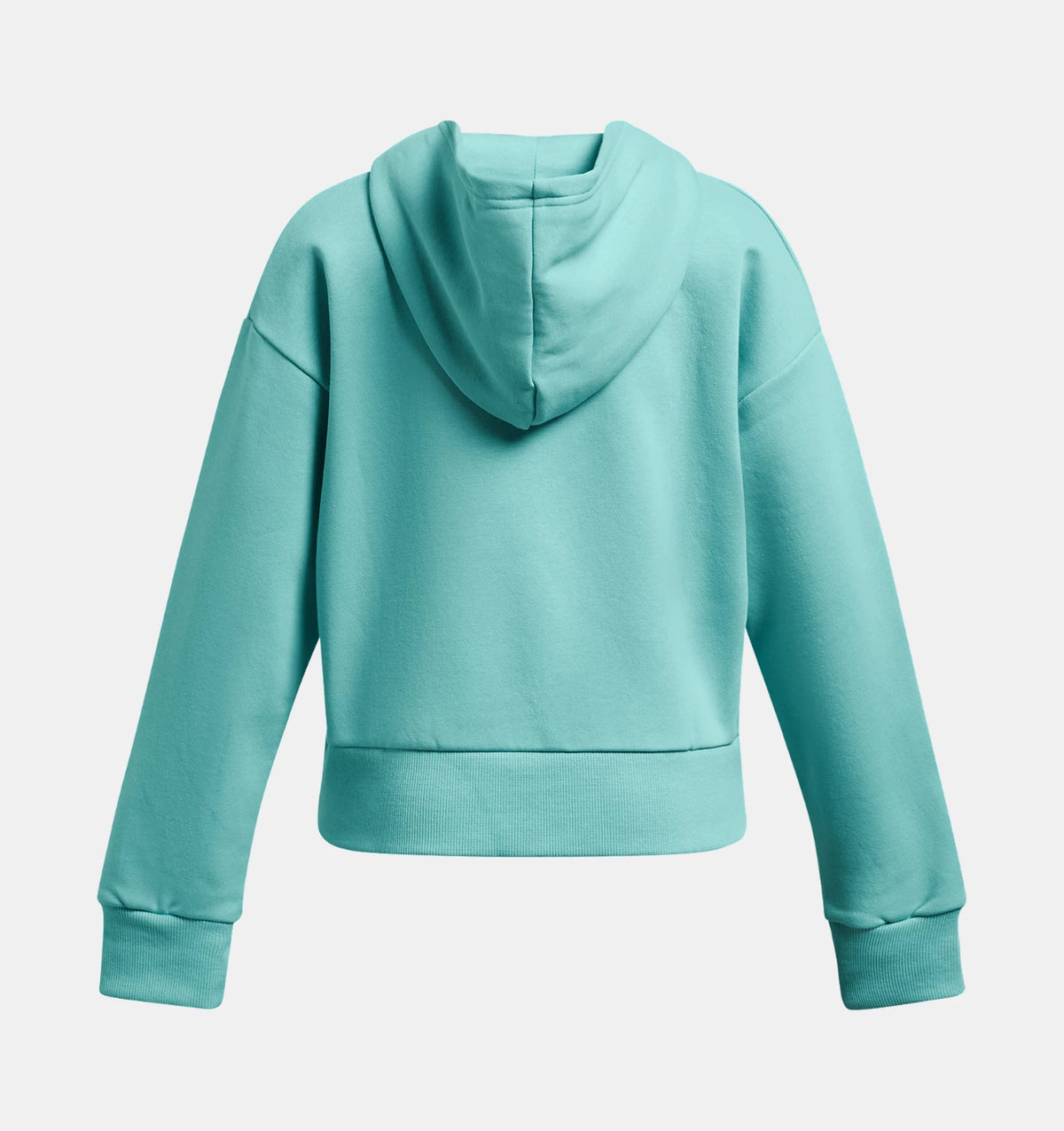 UNDER ARMOUR : Girl's Rival Fleece Crop Hoodie - Green