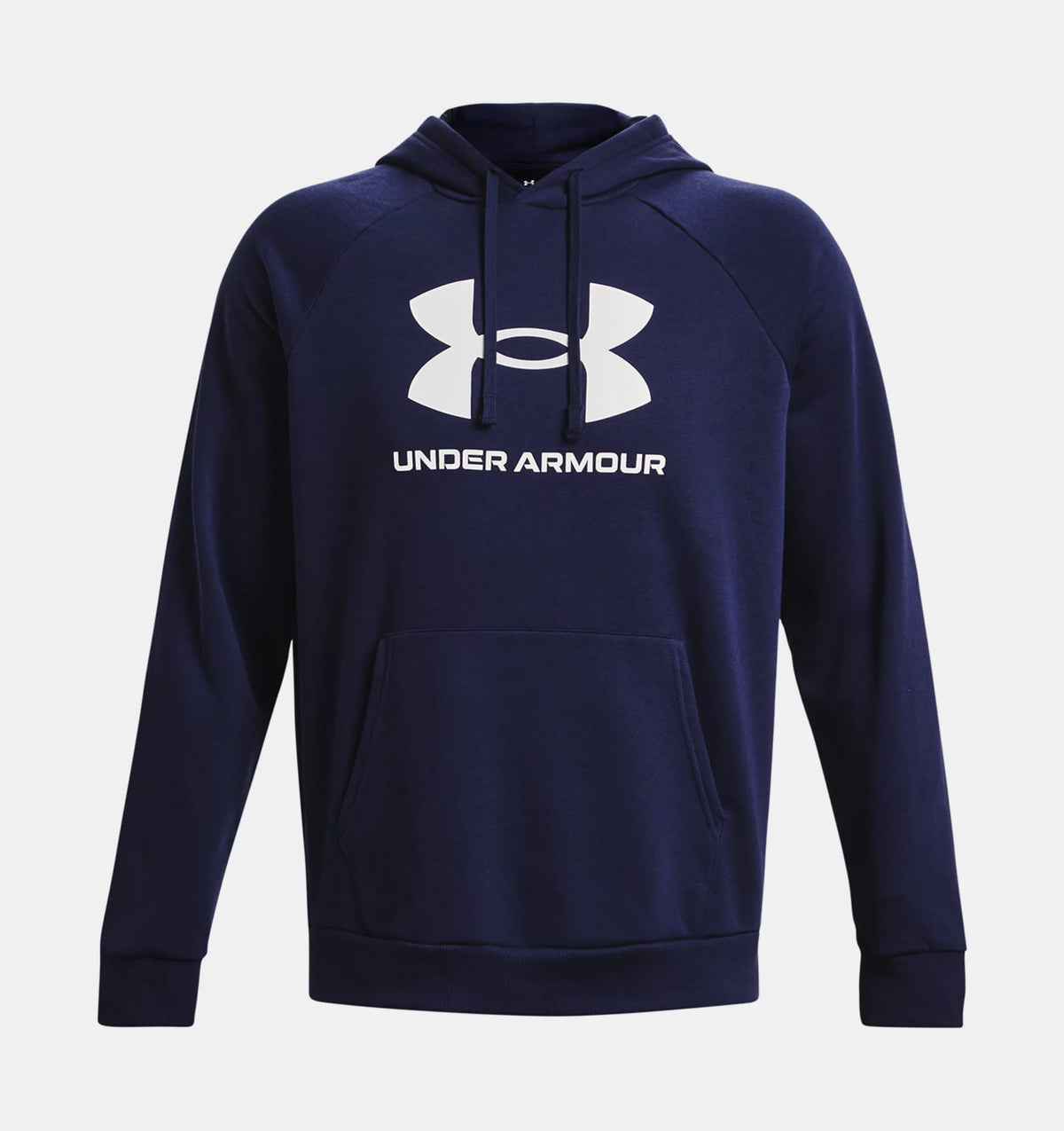 UNDER ARMOUR Men's UA Rival Fleece Logo Hoodie - Navy