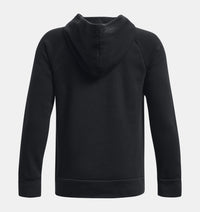 UNDER ARMOUR : Boys' Rival Fleece Big Logo Hoodie - Black