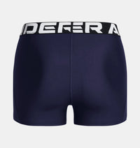 UNDER ARMOUR : Women's HeatGear Shorty Shorts - Navy