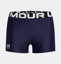 UNDER ARMOUR : Women's HeatGear Shorty Shorts - Navy