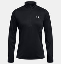 UNDER ARMOUR : Women's Tech Half Zip - Black