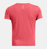 UNDER ARMOUR : Women's Launch Camo T-Shirt - Coral