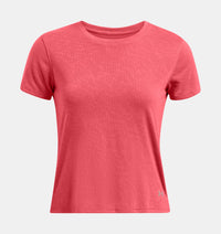 UNDER ARMOUR : Women's Launch Camo T-Shirt - Coral