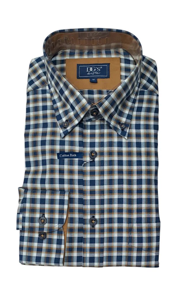 DG'S DRIFTER  Ivano Long Sleeve Check Shirt