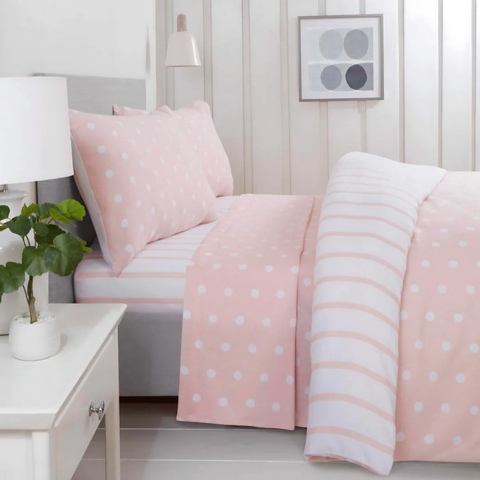 RIGHT CHOICE New York Spots Pink Duvet Set