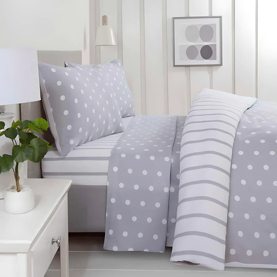 RIGHT CHOICE New York Spots Grey Sheet Set