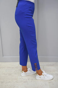 ROBELL : Lena 09 Ankle Trousers - Blue