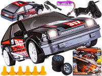 s-idee®  Drift Car 1:24 remote controlled RC car black red