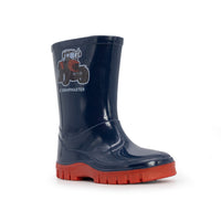 XPERT : Swampmaster Junior Tractor Wellingtons Navy/Red