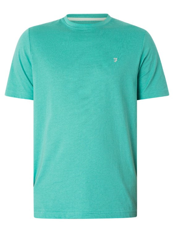 FARAH : Eddie T-Shirt - Lake Green