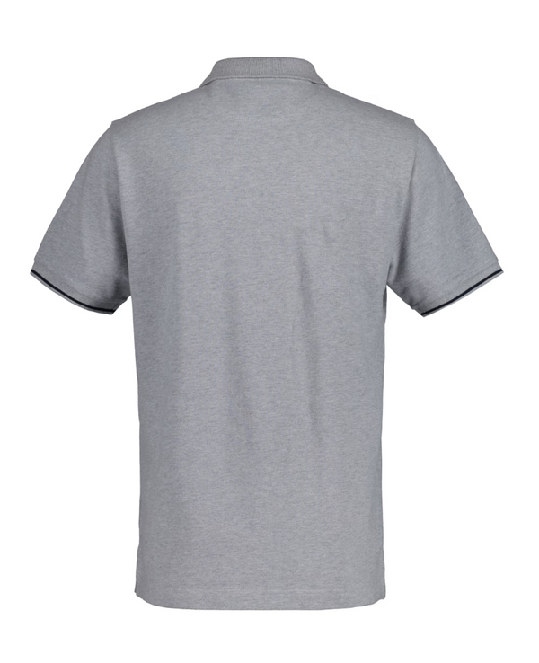 GANT Tipping Pique Polo - Grey