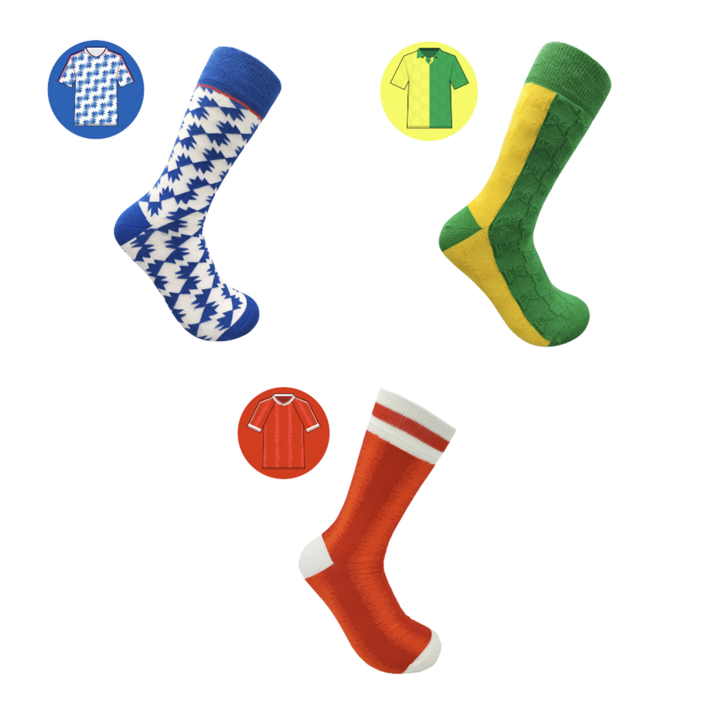 SICSOC : Retro Shirt Socks - Man United