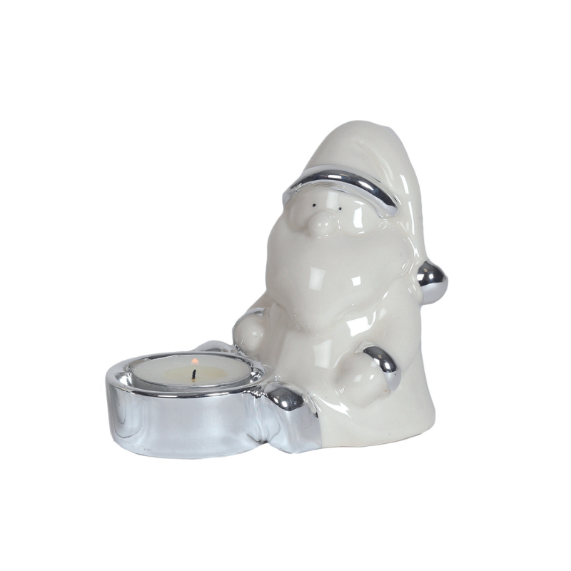 Sitting Santa Tealight Holder 9.5cm