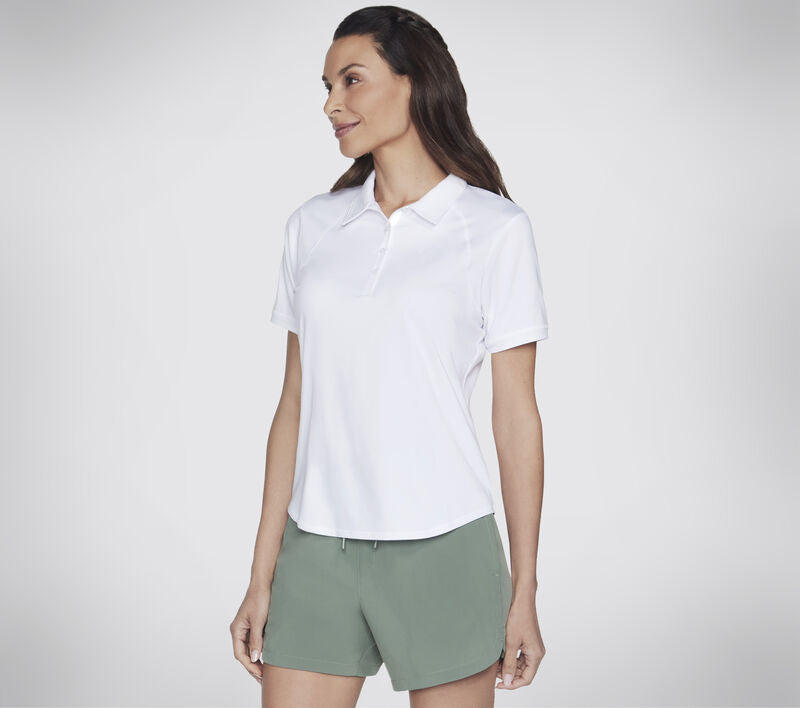 SKECHERS : Go Dri Swift Club Polo - White