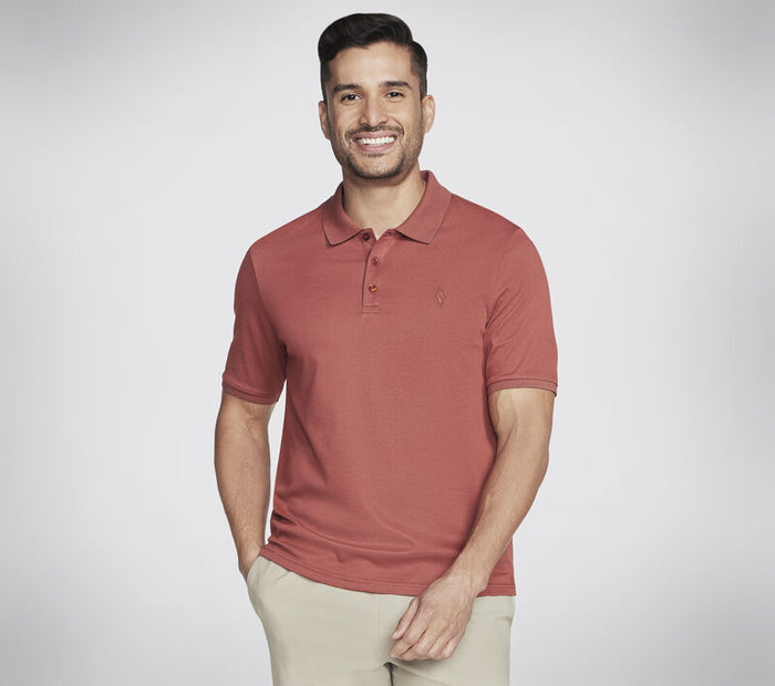 SKECHERS : Off Duty Men's Polo Shirt - Brick Red