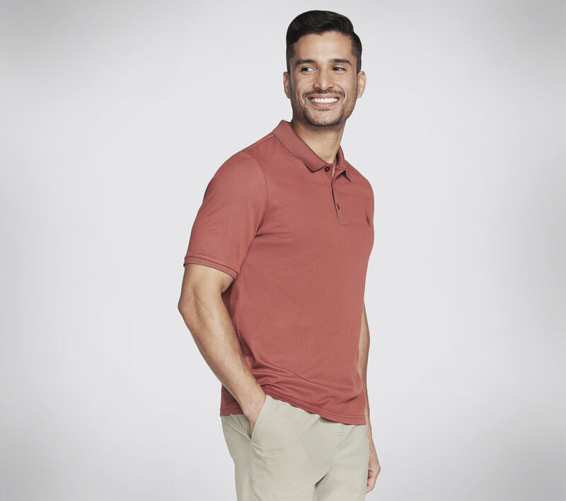 SKECHERS : Off Duty Men's Polo Shirt - Brick Red